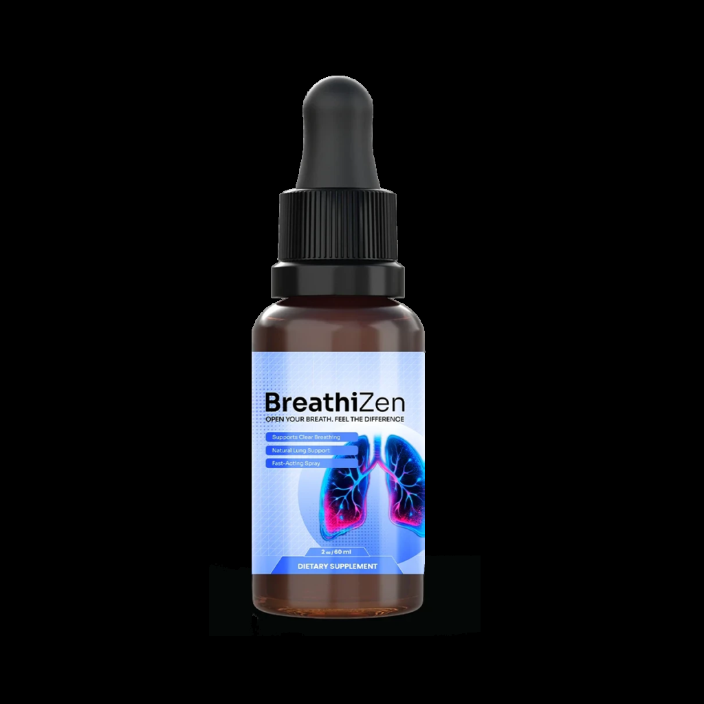 BreathiZen natural lung support spray bottle